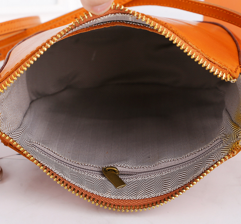 Handmade Vegetable Tanned Leather Phone Bags LC010-Handbag & Wallet Accessories-Green-Free Shipping Leatheretro