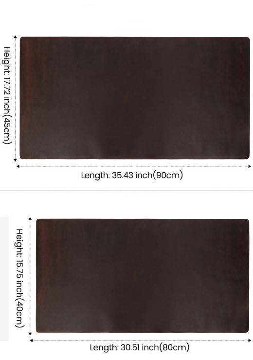 Vintage Large Leather Mouse Pad for Computer 393-Mouse Pads-60*40cm-Free Shipping Leatheretro