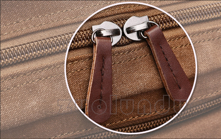 Casual Canvas Travel Student Backpack 8678-Backpacks-Black-Free Shipping Leatheretro