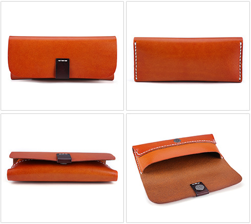 Vintage Leather Personality Glass Cases J064-Leather Cases-Black-Free Shipping Leatheretro