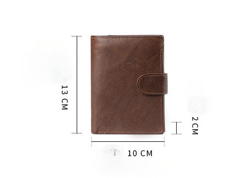 Retro Handmade Leather Large Storage Wallet J2063-Leather Wallets-Coffee-Free Shipping Leatheretro