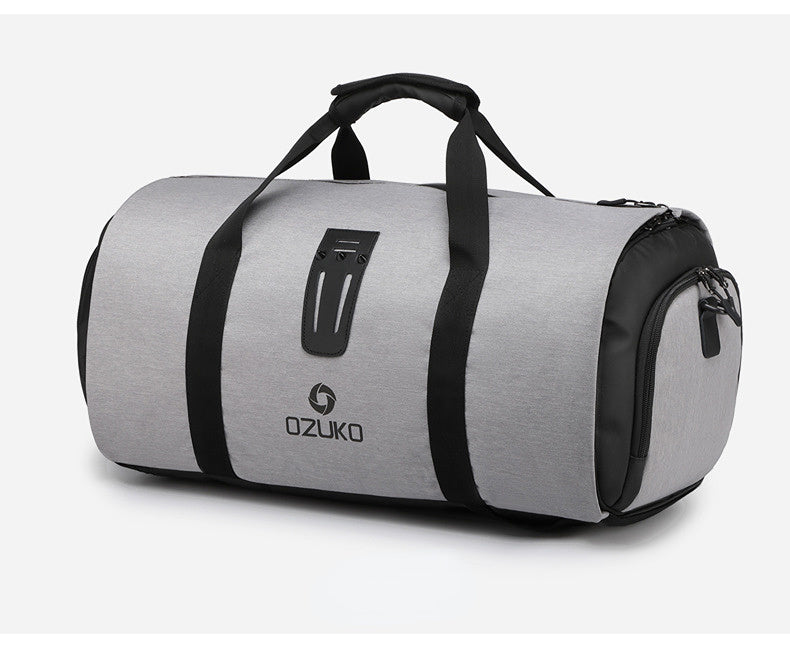 Waterprof Oxford Fabric Multifuctional Foldable Casual Traveling Bags 9209-Duffel Bags-Light Gray-Free Shipping Leatheretro