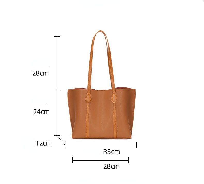 Brown Leather Tote Handbags for Women L2042-Handbags-Brown-Free Shipping Leatheretro