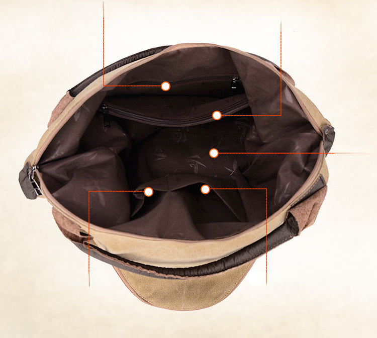 Vintage Large Tote Handbags for Women 829-Handbags-White-Free Shipping Leatheretro