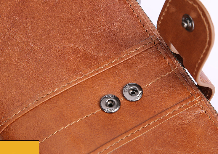 Women Vintage Leather Fashion Long Purse J2072-Leather Wallets-Green-Free Shipping Leatheretro