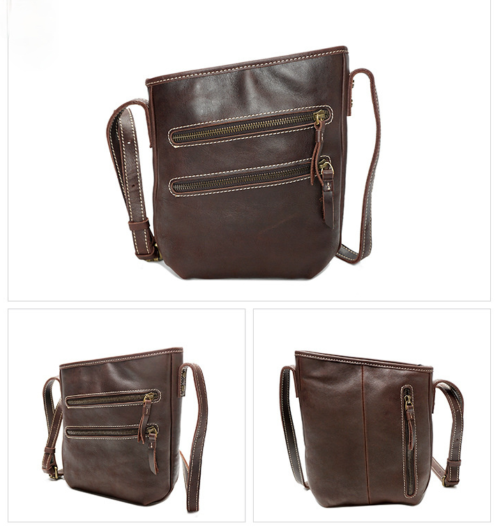 Handmade Leather Bags for Men and Women 8122-Leather Women Bags-Black-Free Shipping Leatheretro