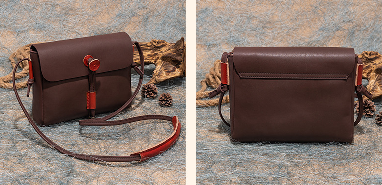 Vintage Cute Leather Shoulder Bags for Women 6011-Handbags-Yellow-Free Shipping Leatheretro