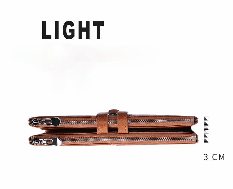 Women Vintage Leather Fashion Long Purse J2072-Leather Wallets-Green-Free Shipping Leatheretro