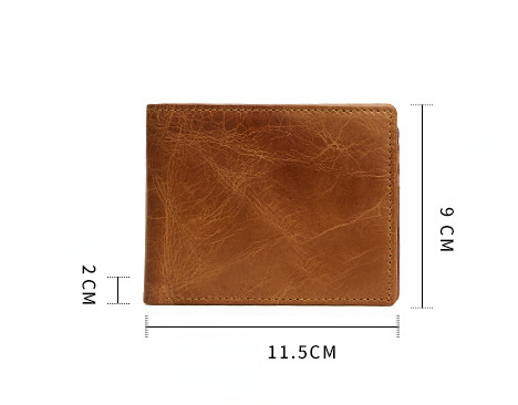 Vintage Business RFID Leather Wallet for Men 2054-Leather Wallet-Brown-Free Shipping Leatheretro