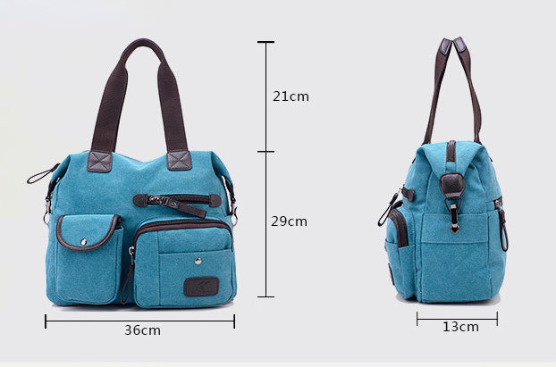 Casual Traveling Sports Canvas Bags for Men 1092-Handbags-Khaki-Free Shipping Leatheretro