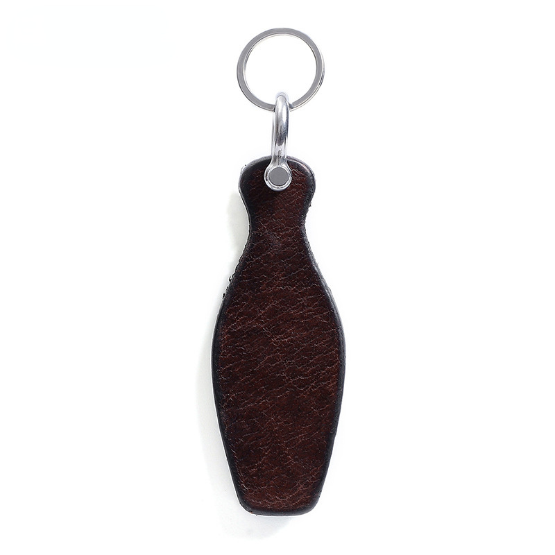 Creative Vintage Leather Handmade Keychains K121-Leather Key Chains-Bowling-Free Shipping Leatheretro