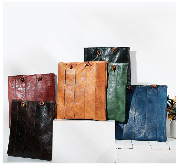 Women Tote Leather Shoulder Bags J8765-Leather Handbags-Black-Free Shipping Leatheretro