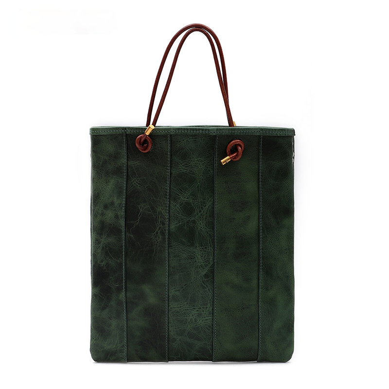 Women Tote Leather Shoulder Bags J8765-Leather Handbags-Black-Free Shipping Leatheretro