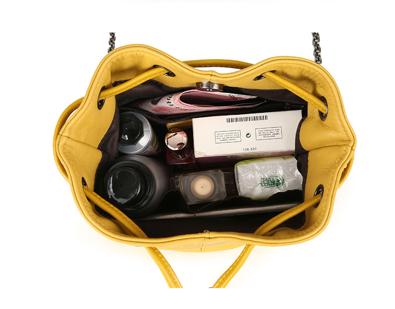 Fashion Chain Leather Crossbody Bag for Women 8953-Leather Bags for Women-White-Free Shipping Leatheretro