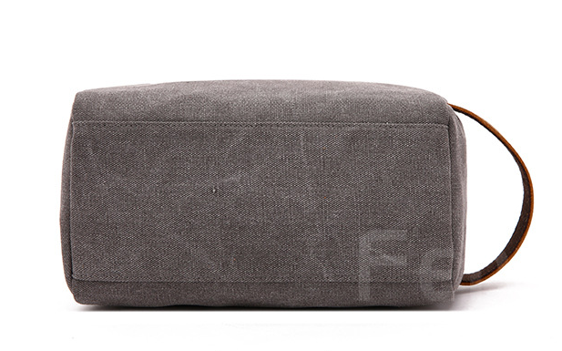 Canvas Toiletry Bag for Traveling 8064-Toiletry Bag-Khaki-Free Shipping Leatheretro