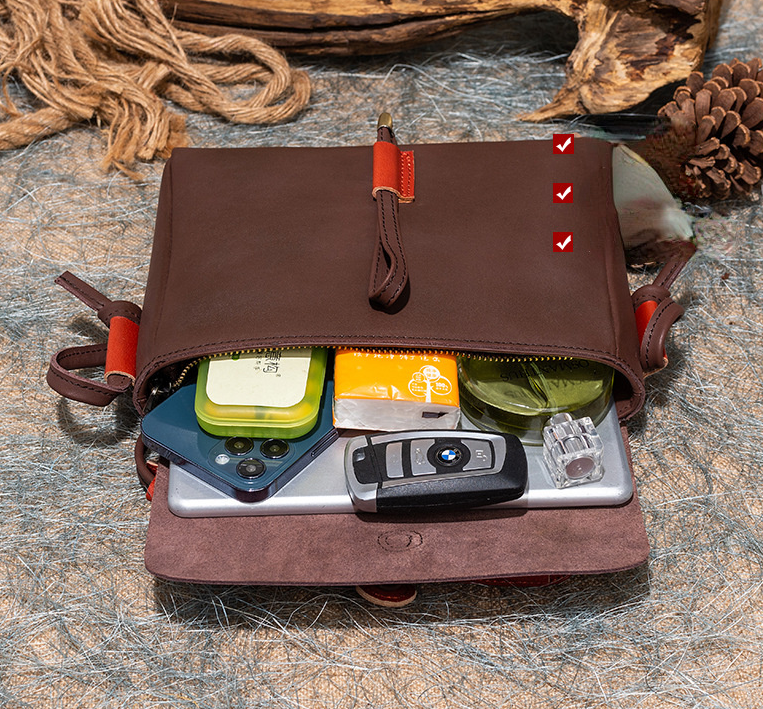 Vintage Cute Leather Shoulder Bags for Women 6011-Handbags-Yellow-Free Shipping Leatheretro