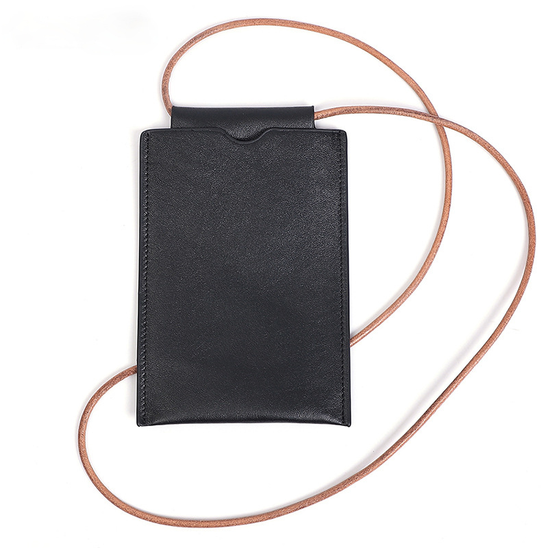 Retro Leather Women Crossbody Cellphoe Bag K101-Leather Women Bags-Black-Free Shipping Leatheretro