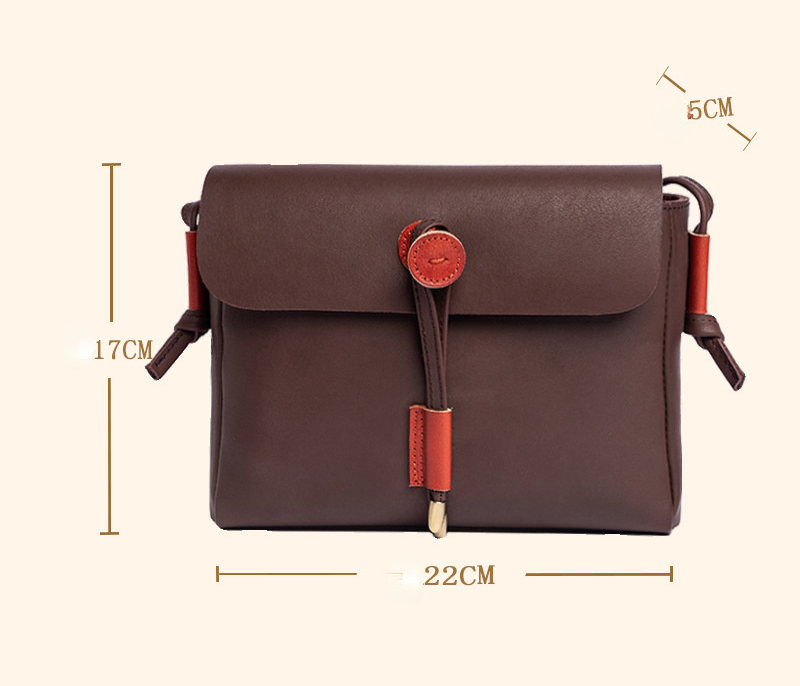 Vintage Cute Leather Shoulder Bags for Women 6011-Handbags-Yellow-Free Shipping Leatheretro