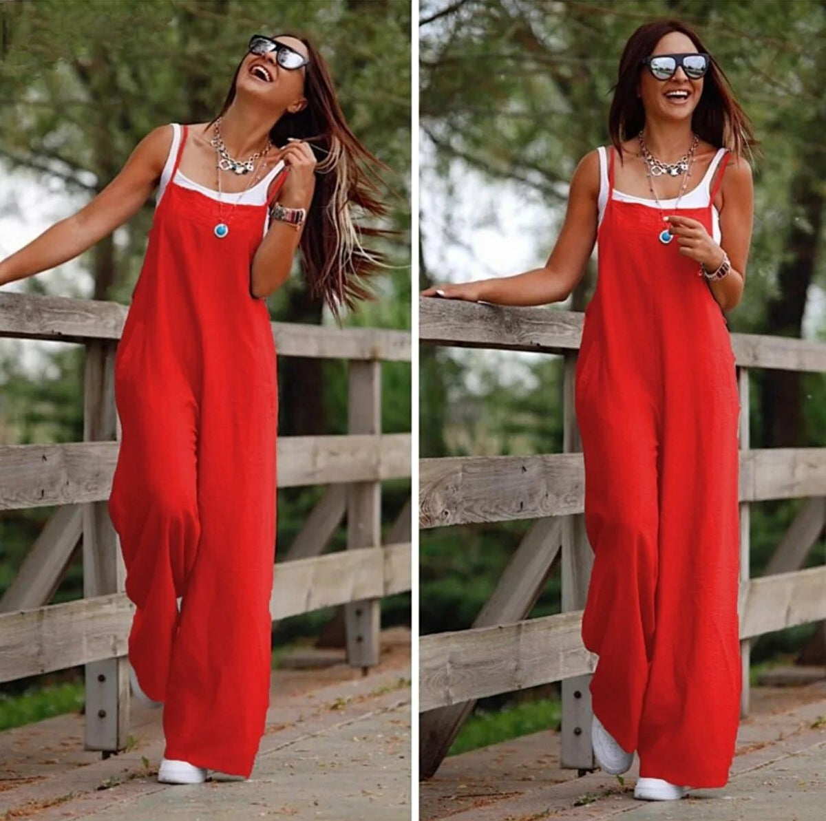 Casual Summer Jumpsuits with Pocket-Jumpsuits & Rompers-Black-S-Free Shipping Leatheretro